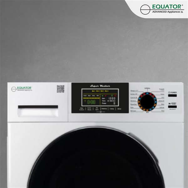 Equator Advanced Appliances Electric Stacked Laundry Center with 1.9-cu ft Washer (EW 835) and 3.5-cu ft Dryer (ED 852)