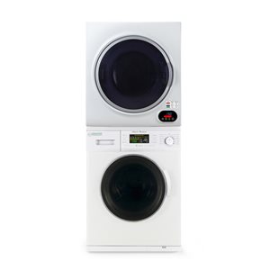 Equator Advanced Appliances Electric Stacked Laundry Center with 3.5-cu ft Washer (EW 824N) and 3.5-cu ft Dryer (ED 852)