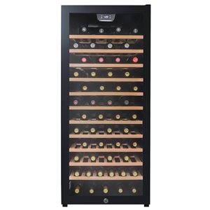 Danby 94-Bottle 8.4-Ft³ Freestanding Wine Cooler in Black