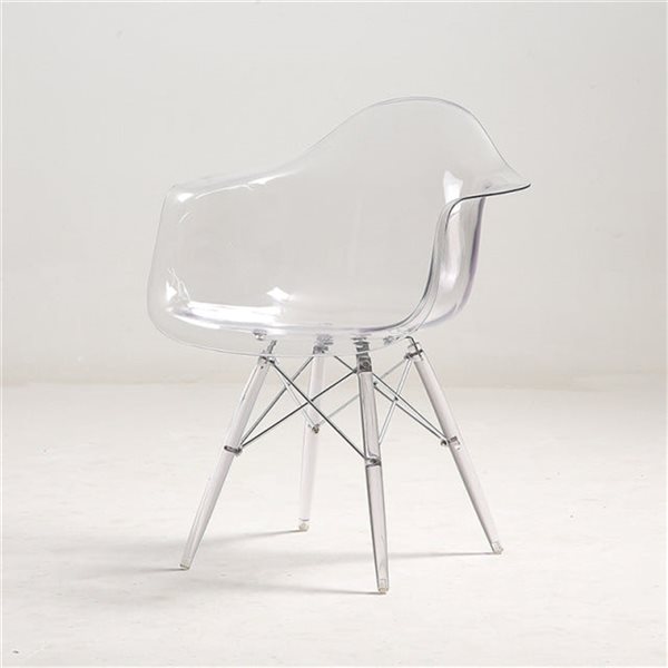 Acrylic 2024 bucket chair