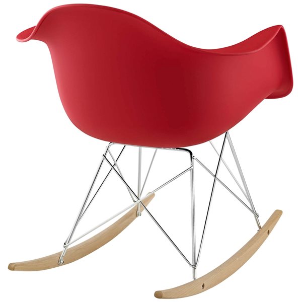 Kids red rocking on sale chair