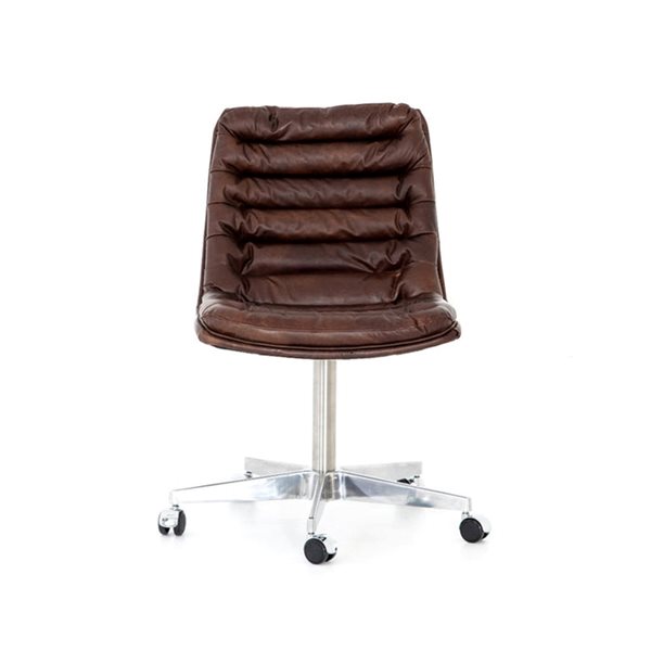 TAKE ME HOME Roc Brown Leather Office Chair