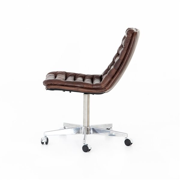TAKE ME HOME Roc Brown Leather Office Chair