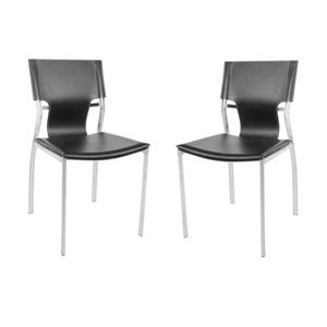 TAKE ME HOME Gondo Black Chair - Set of 2