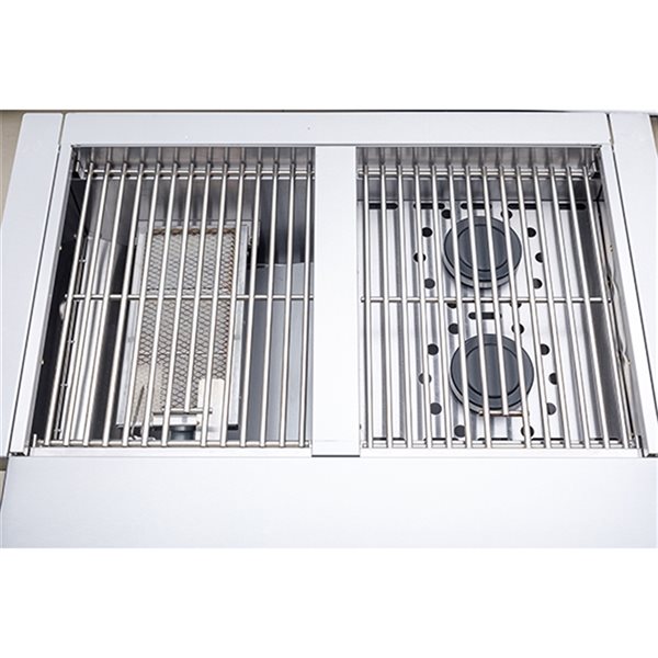 NXR LS Stainless Steel 5-Burner 72 000-BTU Infrared Built-In Grill