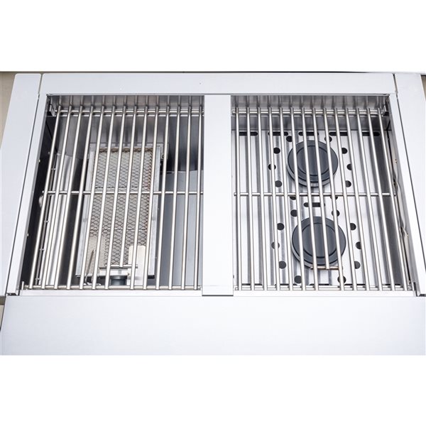 NXR LS Stainless Steel 3-Burner 39 000-BTU Infrared Built-In Grill