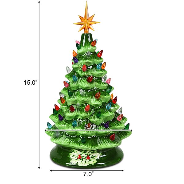 Costway ceramic christmas tree Clearance
