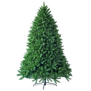 Costway 6-ft Premium Hinged Artificial Christmas Fir Tree with 1250 Branch Tips