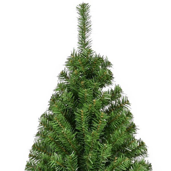 Costway 7.5-ft PVC Artificial Christmas Tree 1346 Tips Premium Hinged with Solid Metal Leg