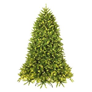 Costway 7.5-ft Pre-Lit PVC Christmas Fir Tree 8 Flash Mode