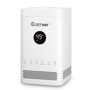 Costway 3.5 L Tabletop Cool 3-Level Mist Humidifier for 151-400-sq. ft. Room