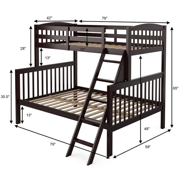 Big lots bunk cheap beds twin over full