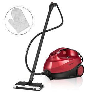 Costway 2000 W Multipurpose Steam Cleaner with 19 Accessories in Red