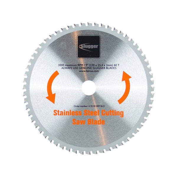 FEIN 9-in 60-Tooth Stainless Steel Metal Cutting Saw Blade 63502009560 ...