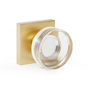 Bouton de porte privée doré réversible Florence par Explore Hardware, paquet de 1