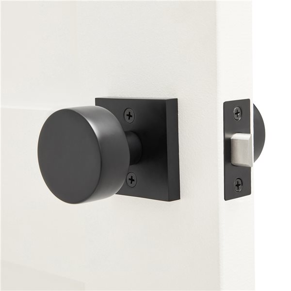 Explore Hardware Bali Black Reversible Privacy Door Handle - Single Pack