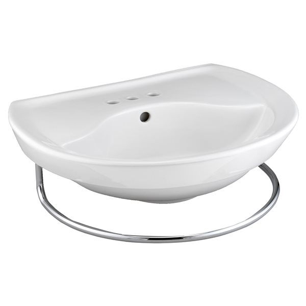 American Standard Ravenna 8.25-in White Vitreous China Pedestal Sink Top