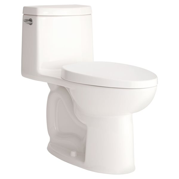 American Standard Cadet White Single Flush Elongated Chair Height 1-Piece Toilet (ADA Compliant)