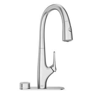American Standard 8-in 2-Hole Filter Faucet Deck Plate - Stainless Steel