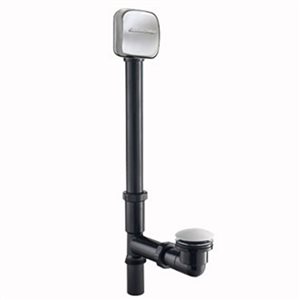 Drain de baignoire avec tuyau en ABS Deep Soak nickel brossé par American Standard
