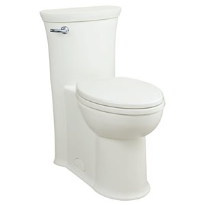 American Standard Tropic White Single Flush Elongated Chair Height 1-Piece Toilet (ADA Compliant)