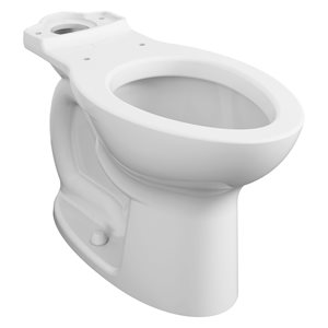 American Standard Cadet White Compact Elongated Chair Height Residential Toilet Bowl