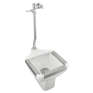 American Standard Service White Vitreous china Console Square Bathroom Sink (27.19-in x 20-in)