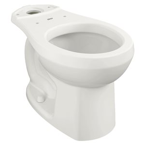 Siège de toilette H20ption/double chasse résidentiel blanc Round à hauteur standard par American Standard