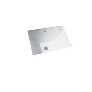 American Standard Boxe White Vitreous china Undermount Rectangular Bathroom Sink (18.25-in x 21.25-in)