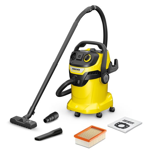 Karcher WD 5 P V 25L Wet/Dry Vacuum with Integrated Power Outlet