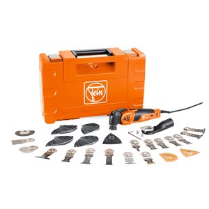 FEIN Corded Variable Speed Oscillating Multi-Tool Kit with Hard Case - 60-Piece