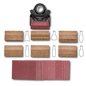 Ensemble pour ponçage profilé par FEIN, 22 pièces