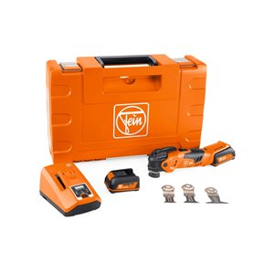 FEIN Cordless 12-Volt Variable Speed Oscillating Multi-Tool Kit with Hard Case and 2 Batteries - 8-Piece