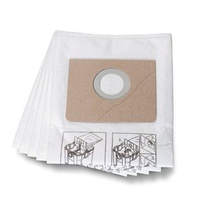 FEIN 23 L Dry Nonwoven Filter Bag - 5-Pack