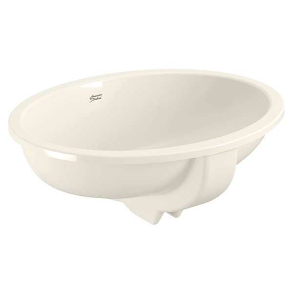 American Standard Ovalyn 19.5-in x 17.25-in White Vitreous China Undermount Oval Bathroom Sink with Overflow Drain