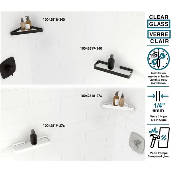 MAAX Versaline 60-in x 36-in Cut-to-Fit Alcove Shower Walls with White Subway Tile Pattern - 4-Piece