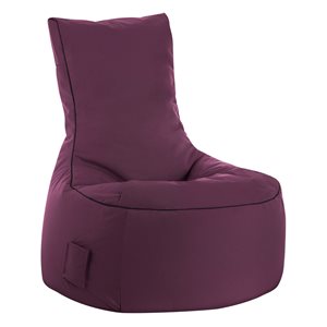 Gouchee Home Swing Brava Purple Polyester Bean Bag Chair