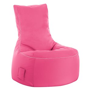 Gouchee Home Swing Brava Pink Polyester Bean Bag Chair