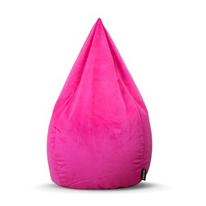 Gouchee Home Sambre Pink Polyester Velvet Bean Bag Chair