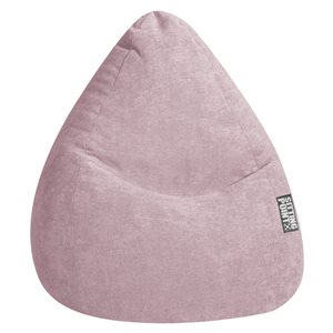 Gouchee Home Alfa Pink Polyester Velour Bean Bag Chair