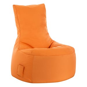Gouchee Home Swing Brava Orange Polyester Bean Bag Chair