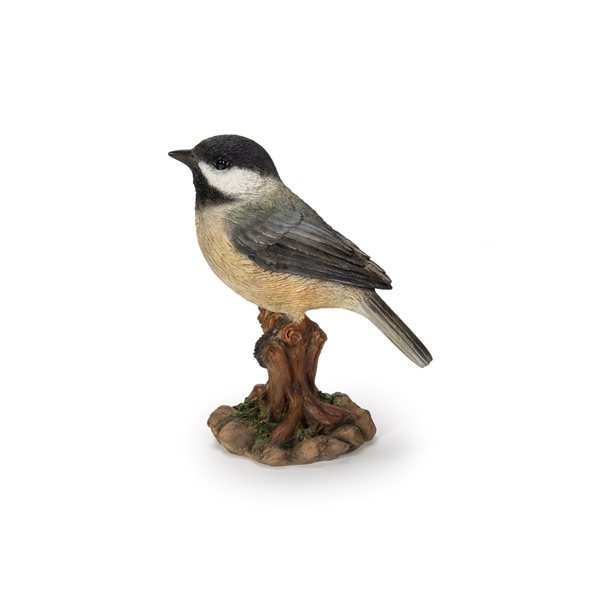 Hi-Line Gift Ltd. 5.43-in H x 2.76-in W Chickadee Garden Statue 87758-Q ...