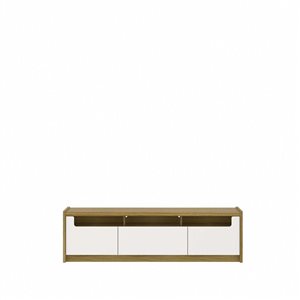 Manhattan Comfort Munoz TV Stand for TV's up to 70-in - Off White