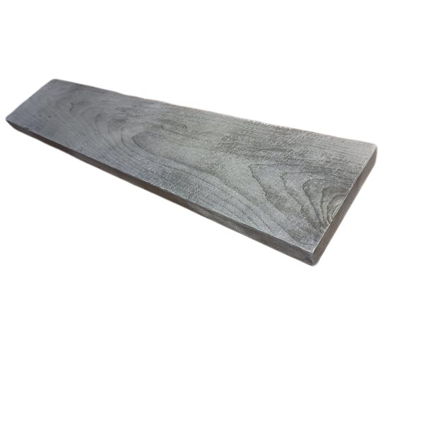 La Grange 24-in x 1-in x 8-in Wood Shelf Kit in Concrete Grey