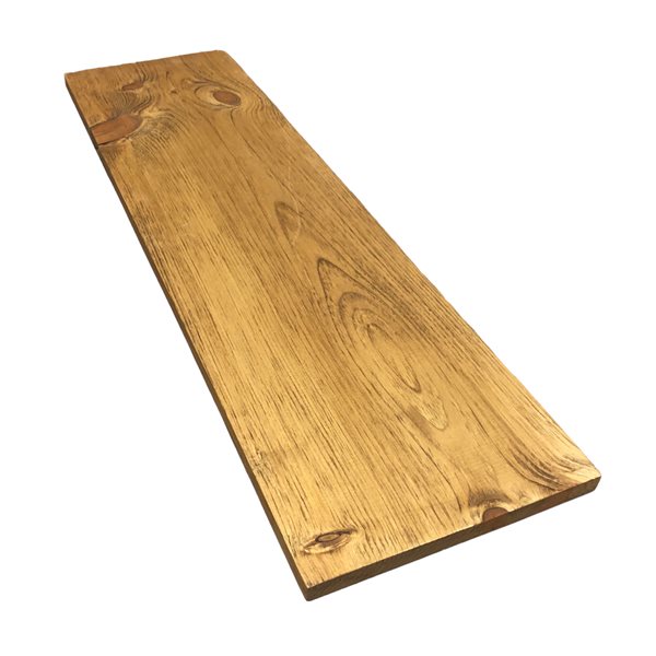 La Grange 36-in x 1-in x 10-in Wood Shelf Board in Honey