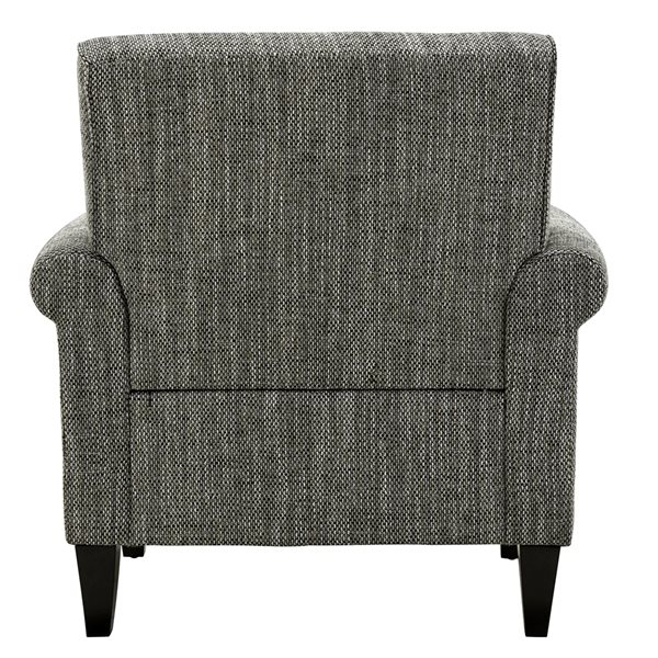 Handy Living Bontrager Modern Grey Polyester Accent Chair B187423 | RONA