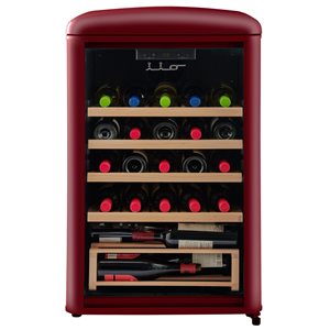 iio 30-Bottle Freestanding Retro Wine Red Wine Cooler
