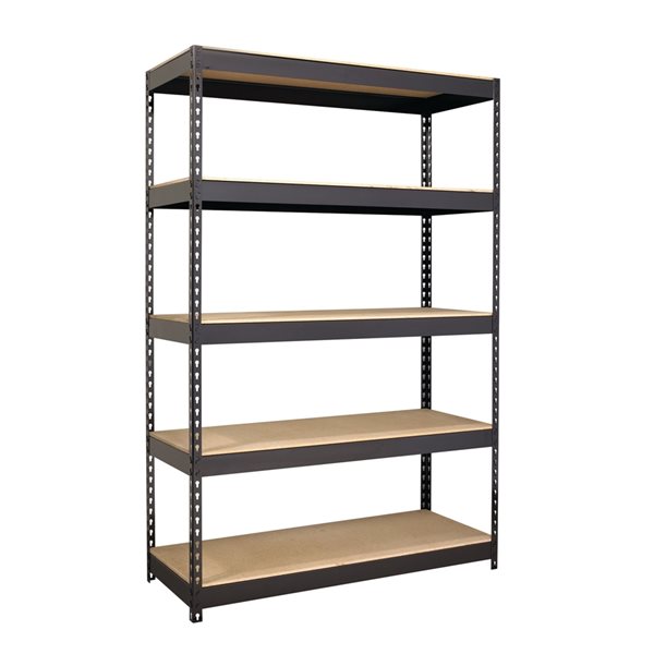 Iron Horse 3800 18-in x 48-in x 72-in 5-Tier Steel Utility Shelving Unit