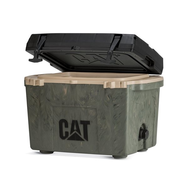 CAT 25.5-L Camouflage Insulated Personal Cooler
