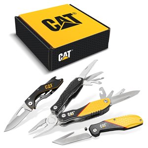 CAT 3-Piece 13-in-1 Multi-Tool Gift Box Set